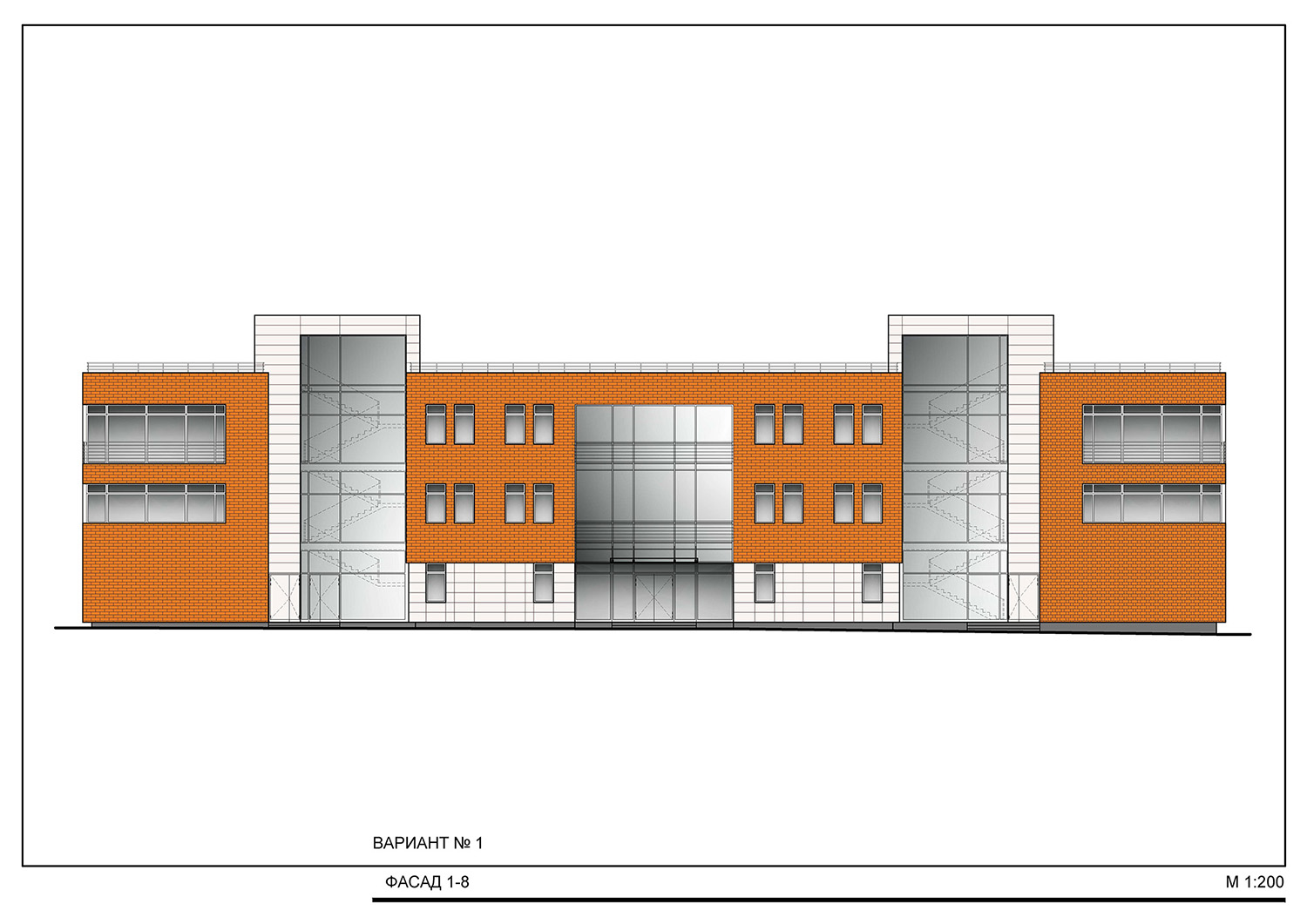 Проект фасада здания