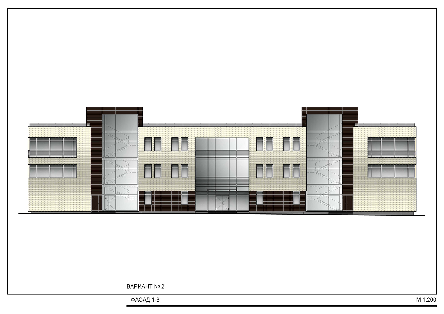 Проект фасада здания