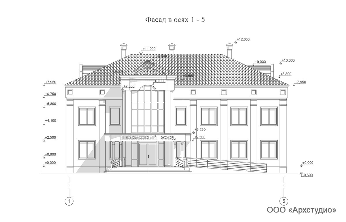 Фасадная схема здания